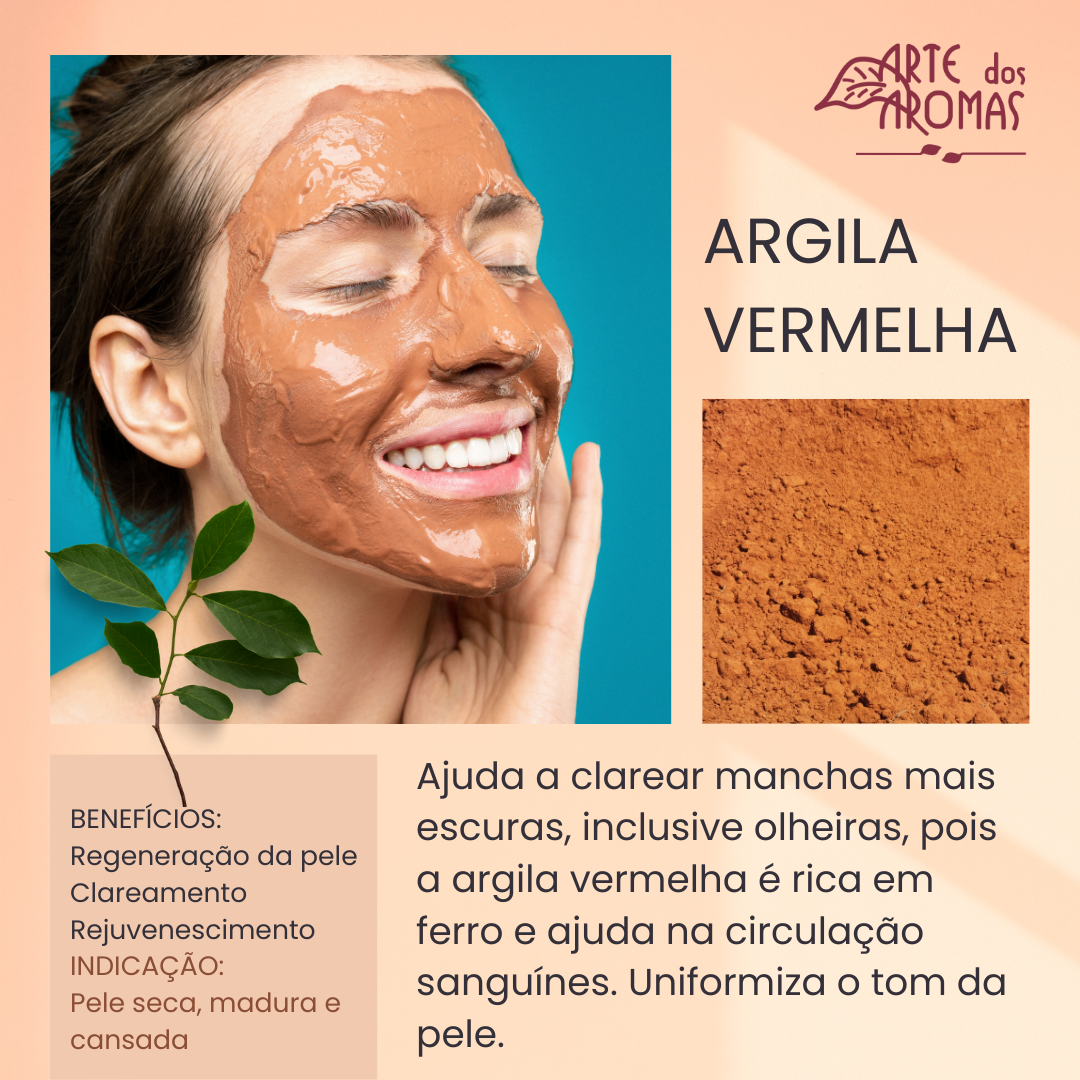 Além do Rosto: Usando Argila Vermelha no Corpo e Cabelos - inspiração 2