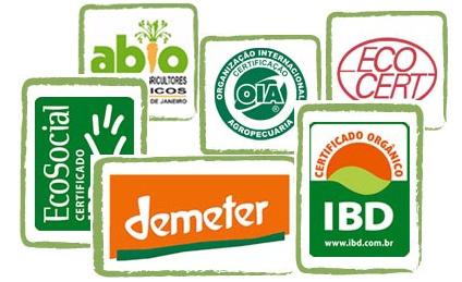 Tipos comuns de selos orgânicos no Brasil - inspiração 2