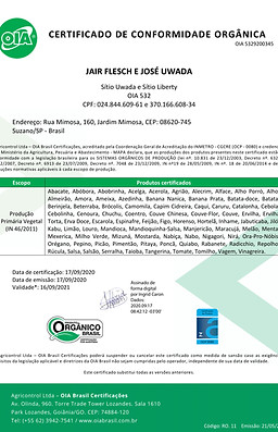 A rastreabilidade por trás do selo orgânico - inspiração 2