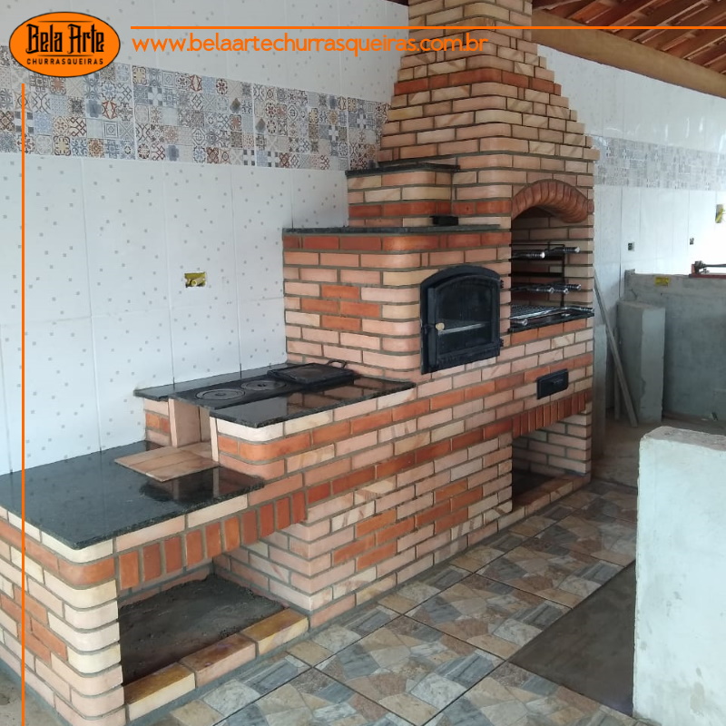 A Lareira Perfeita: Integrando o Forno ao Conjunto - inspiração 2
