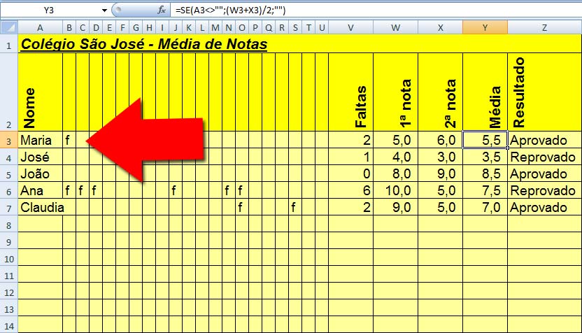 Formatação que Ajuda: Deixando Seus Dados Cluros - inspiração 2