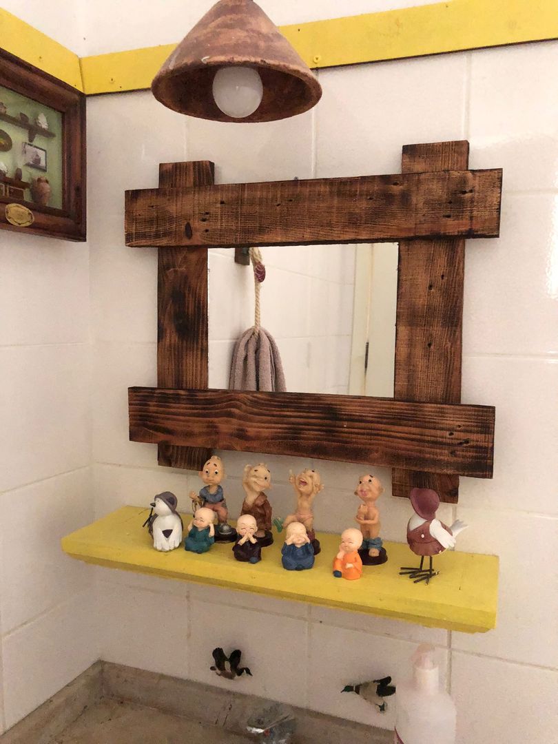 Fixando a Moldura no Espelho: Método Seguro e Discreto - inspiração 1