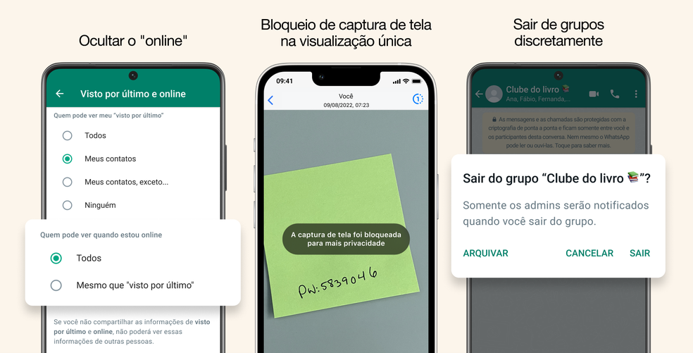 Envie áudios e respostas por notificação - inspiração 1