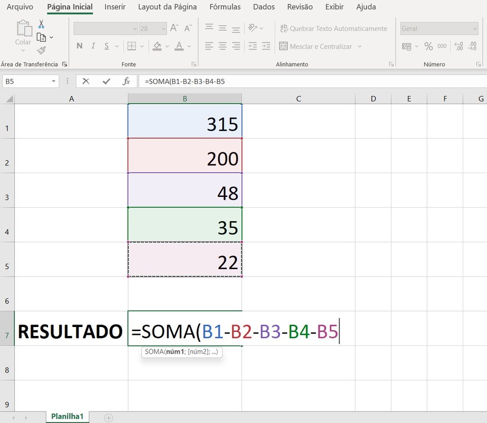 Começando com Números: Como Inserir Valores nas Células - inspiração 2