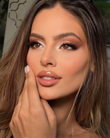 Olhos Iluminados: Sombra e Máscara Cílios Naturais - inspiração 2