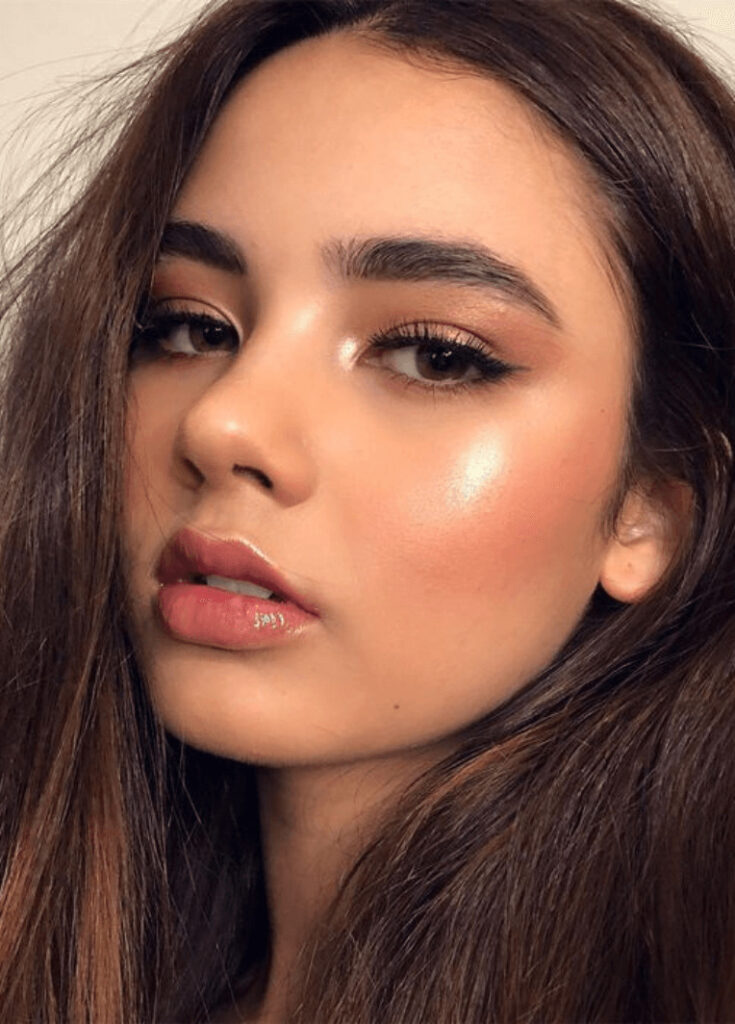 Lábios Hidratados e com Cor Suave - inspiração 1