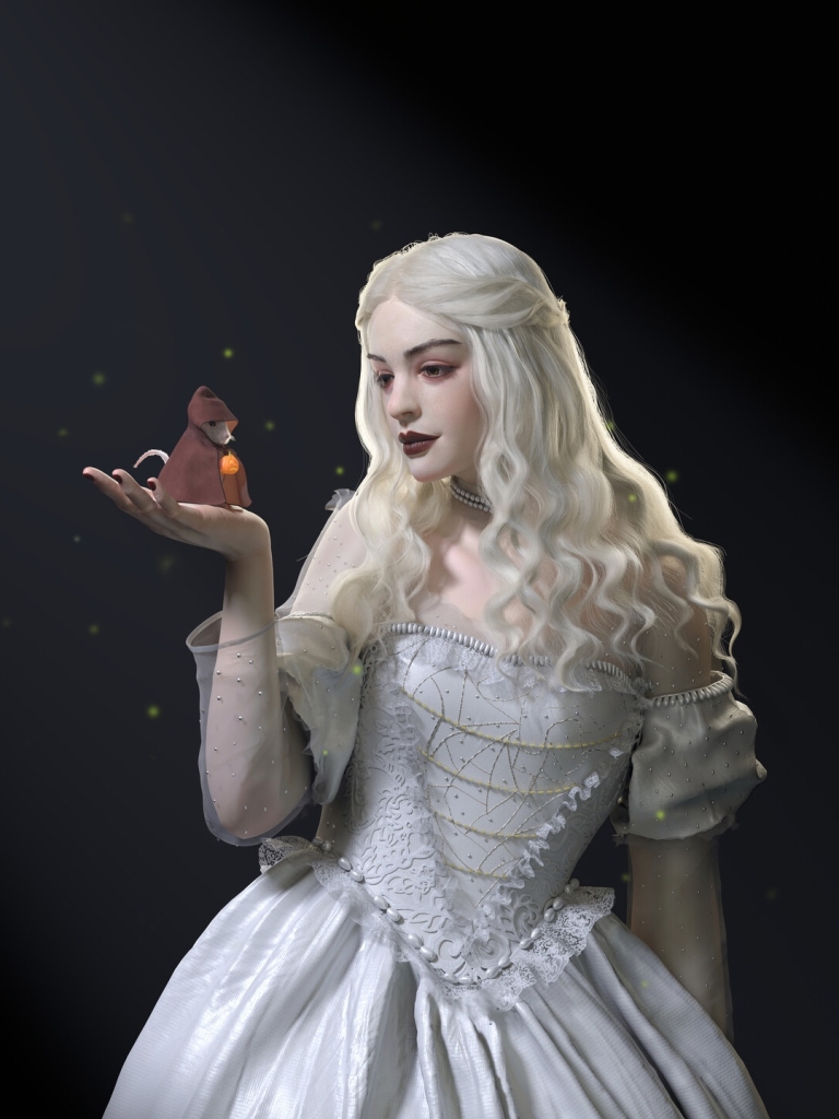 O Simbolismo do Visual da Rainha Branca nos Filmes de Tim Burton