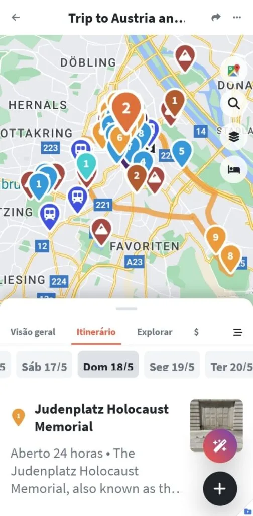 Aplicativos de mapeamento de percurso