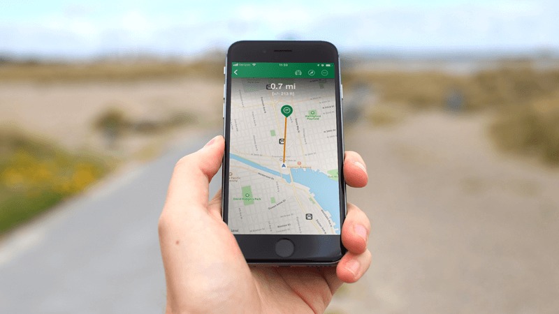 Aplicativos de mapeamento de percurso