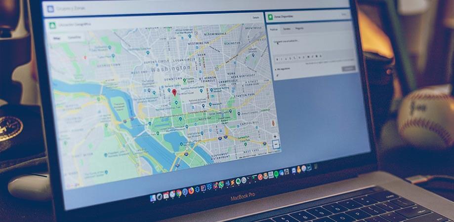 Aplicativos de mapeamento de percurso