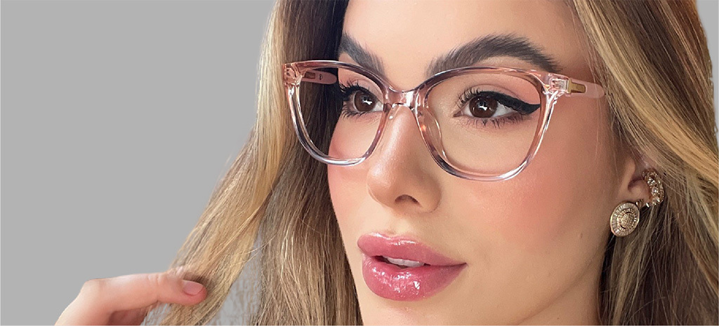 armação de óculos feminino para rosto oval