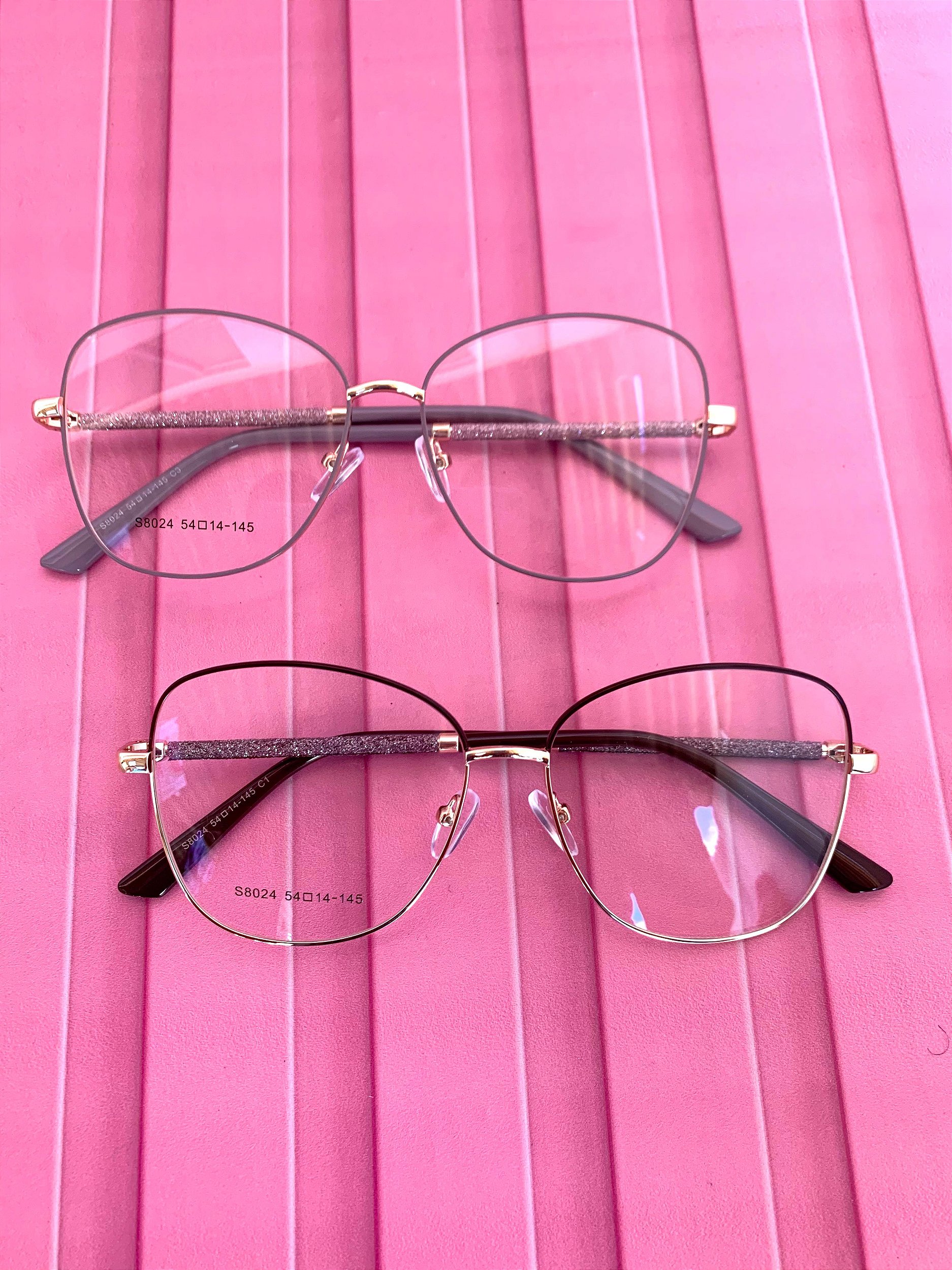 armação de óculos feminino translúcido