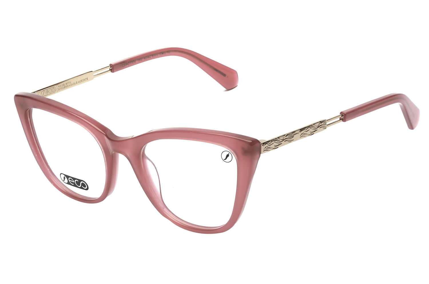 armação de óculos feminino geométrico