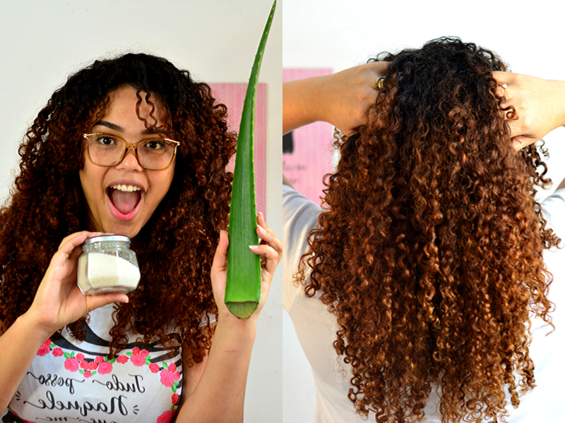 aloina babosa cabelo