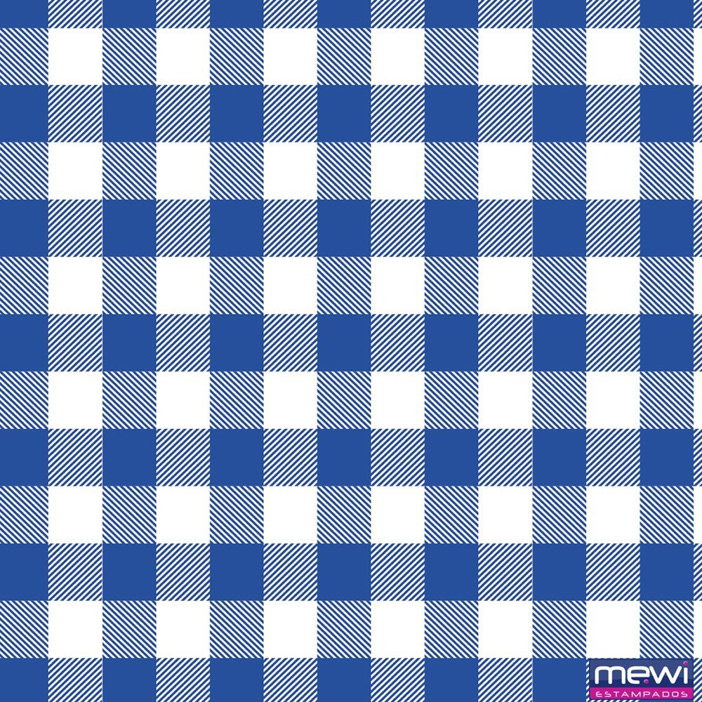 background xadrez junino azul