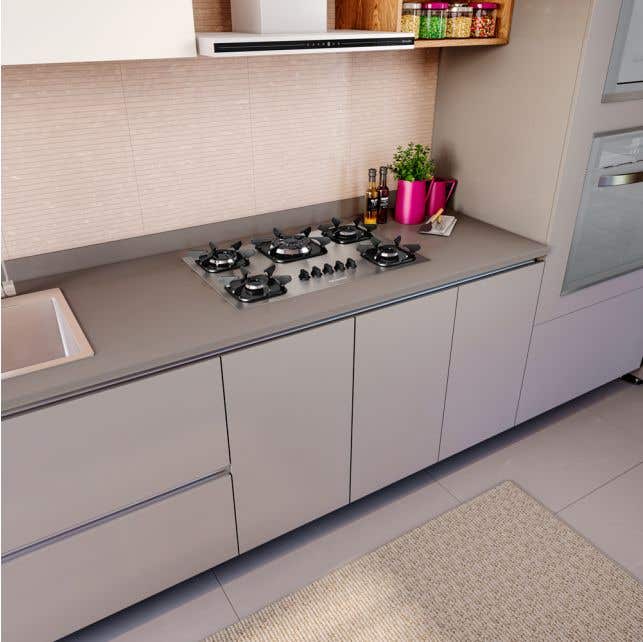 10 ideias de bancada de cozinha com cooktop e forno