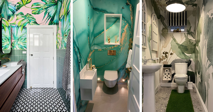 banheiro com decoracao de trem