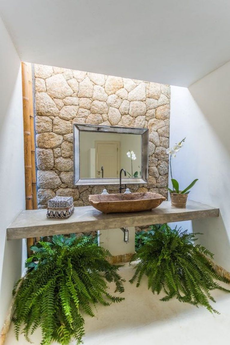 melhores plantas banheiro escandinavo pouca luz