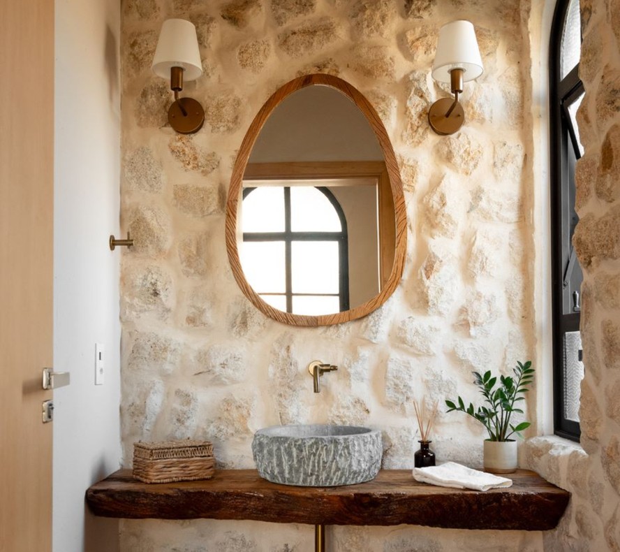 banheiro escandinavo vs rustico qual escolher