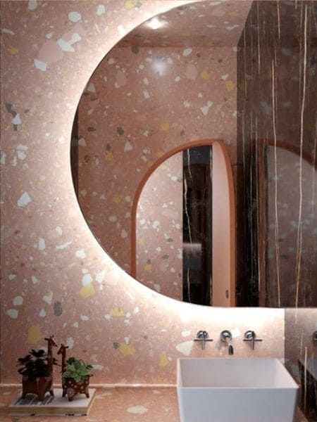 projetos criativos banheiro granilite