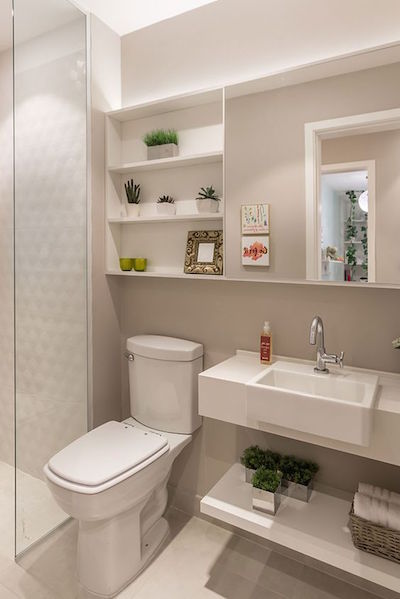 banheiro de apartamento