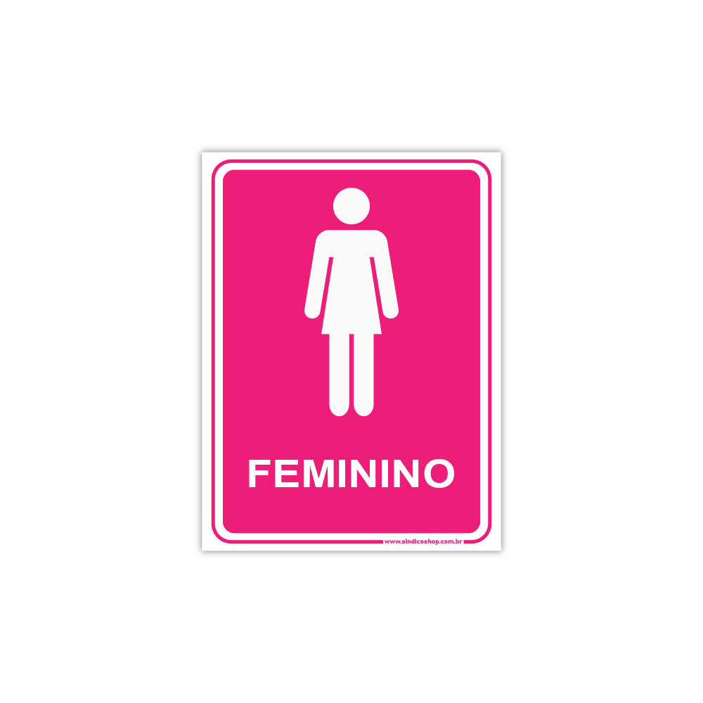 banheiro feminino placa para imprimir