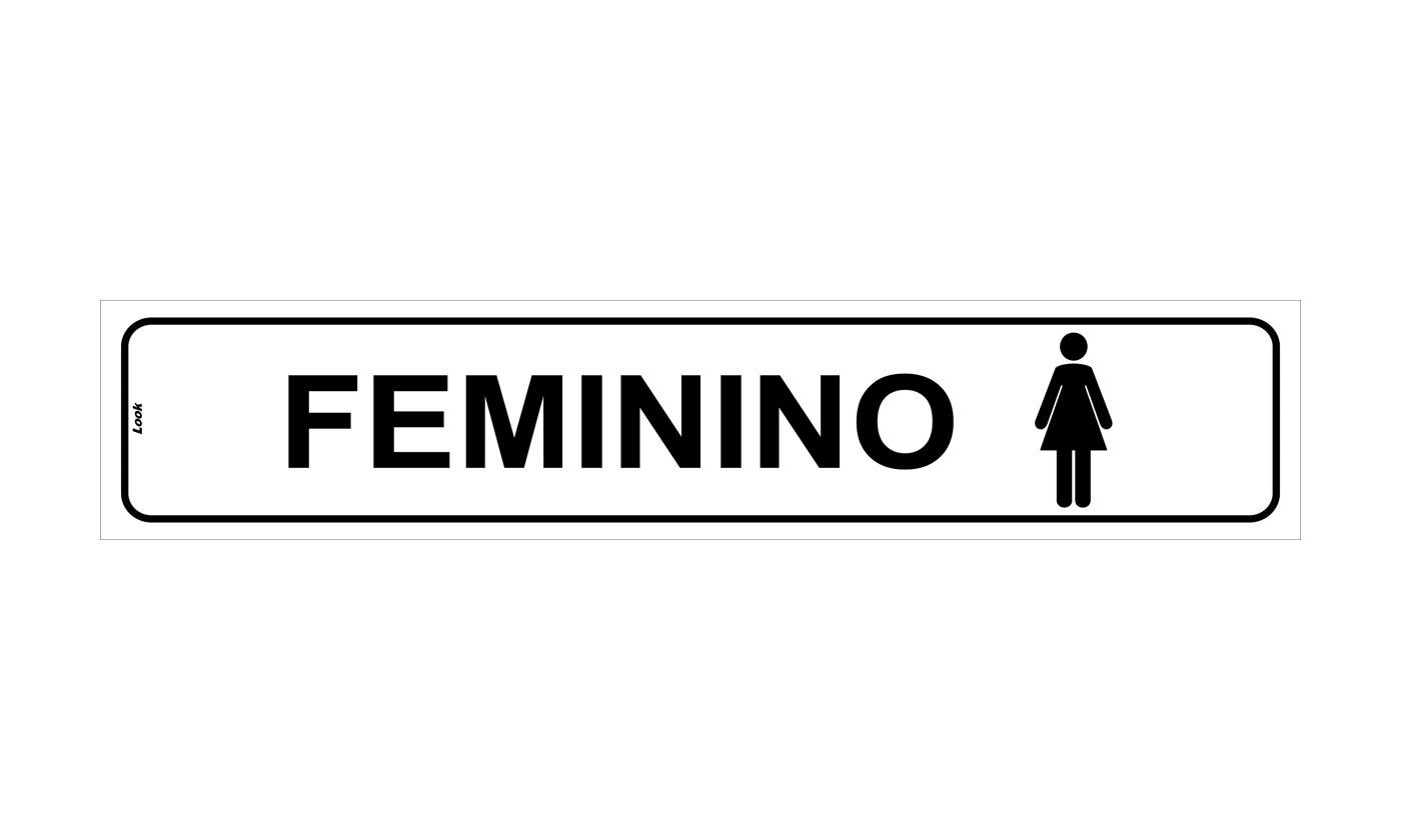 onde imprimir placa banheiro feminino barato