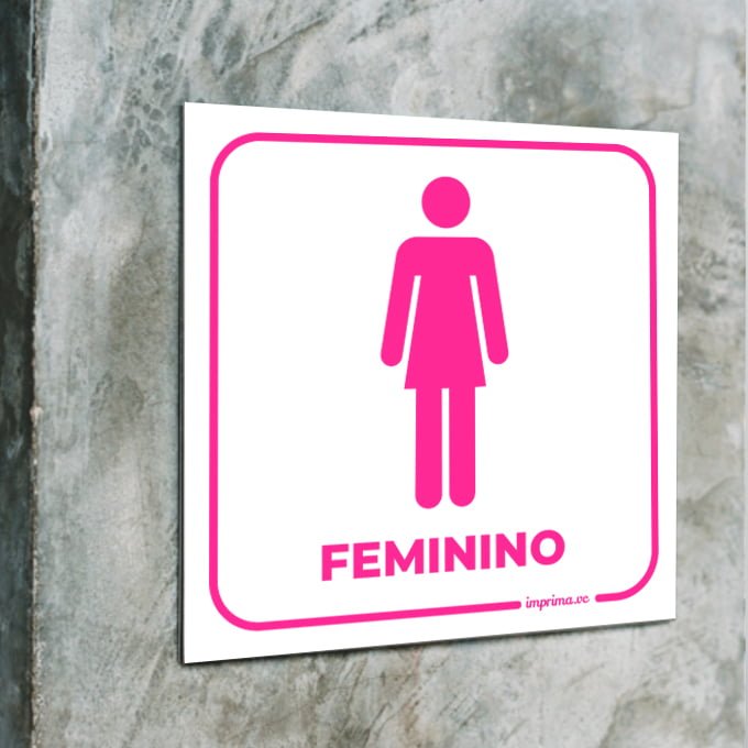 banheiro feminino placa para imprimir