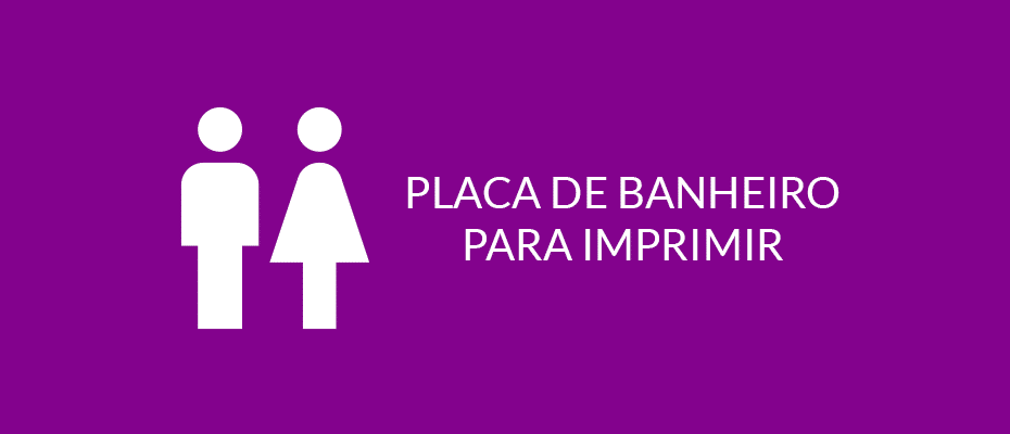 10 ideias criativas placa banheiro feminino para imprimir