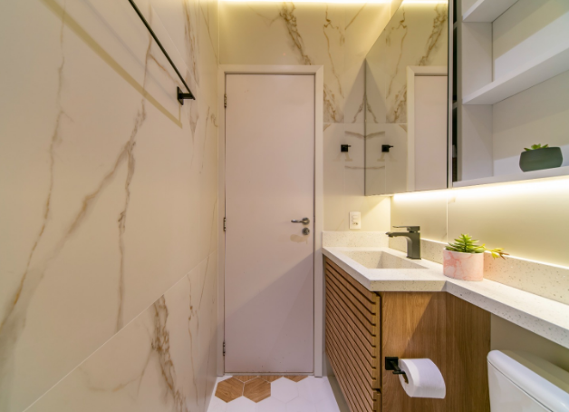 custo reforma banheiro pequeno moderno