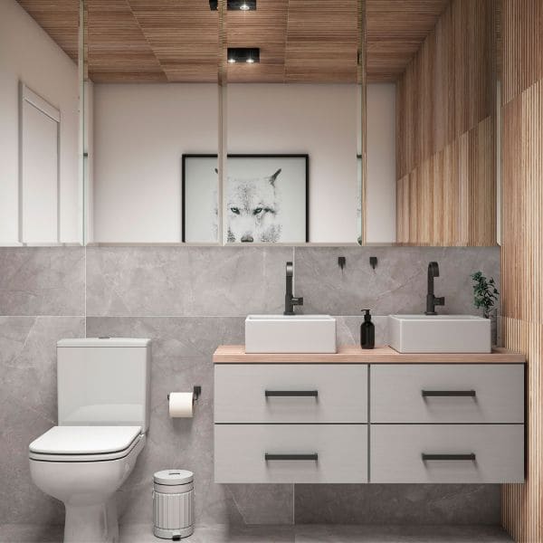 banheiro pequeno moderno 2024