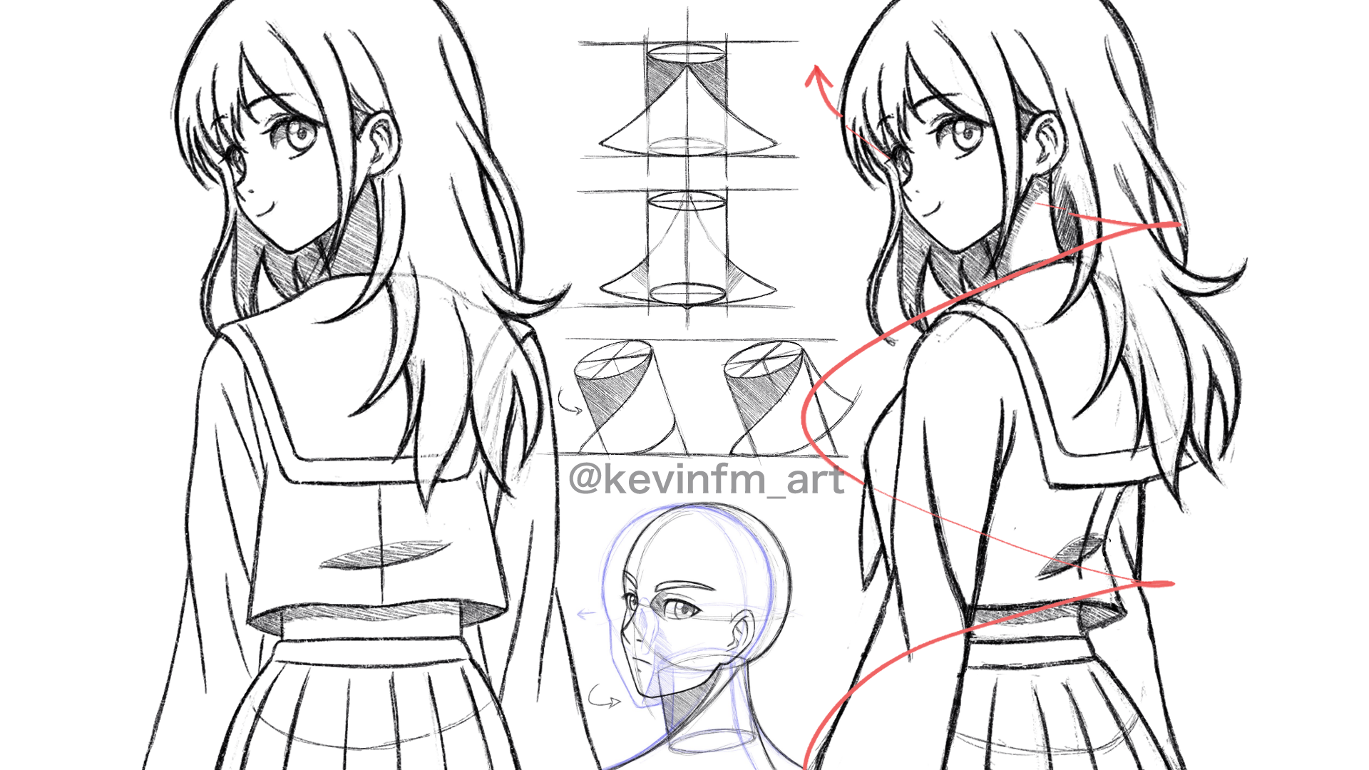 base de desenho feminino