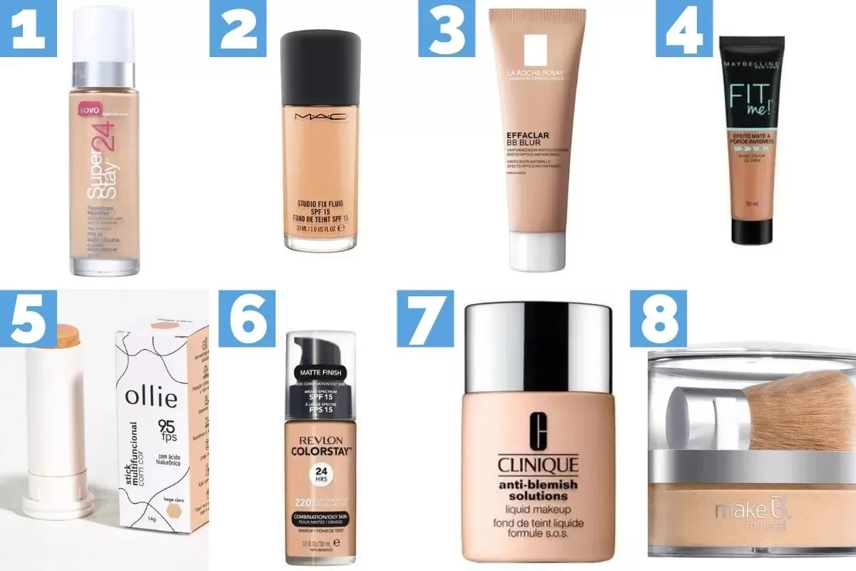 base para pele oleosa e com acne