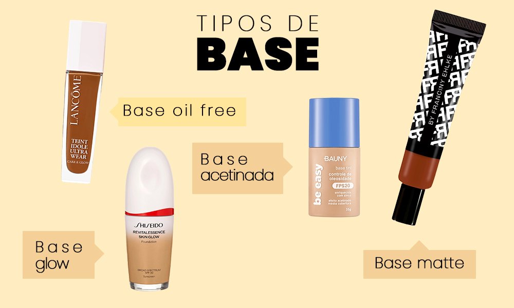 base para pele oleosa e com acne