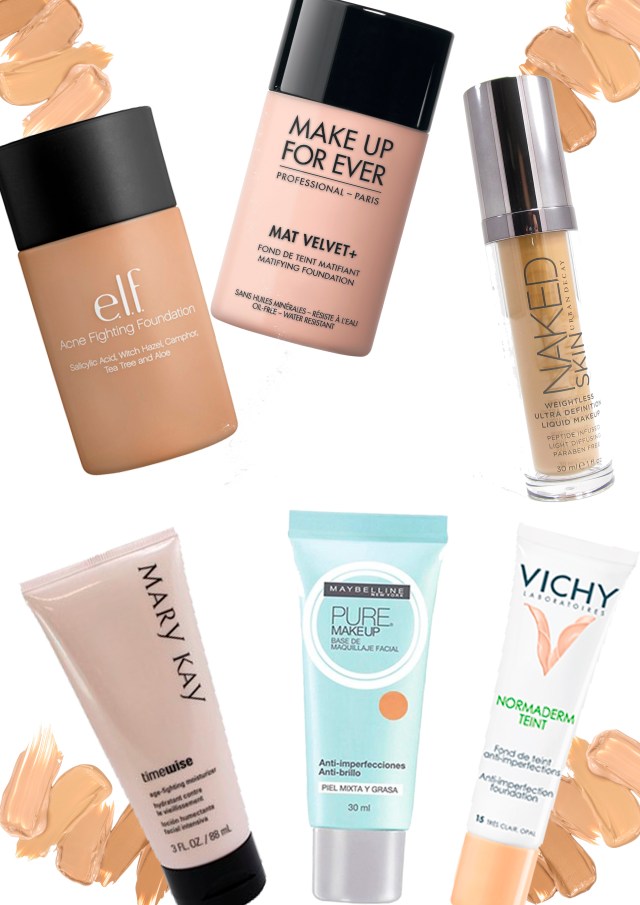 base para pele oleosa e com acne