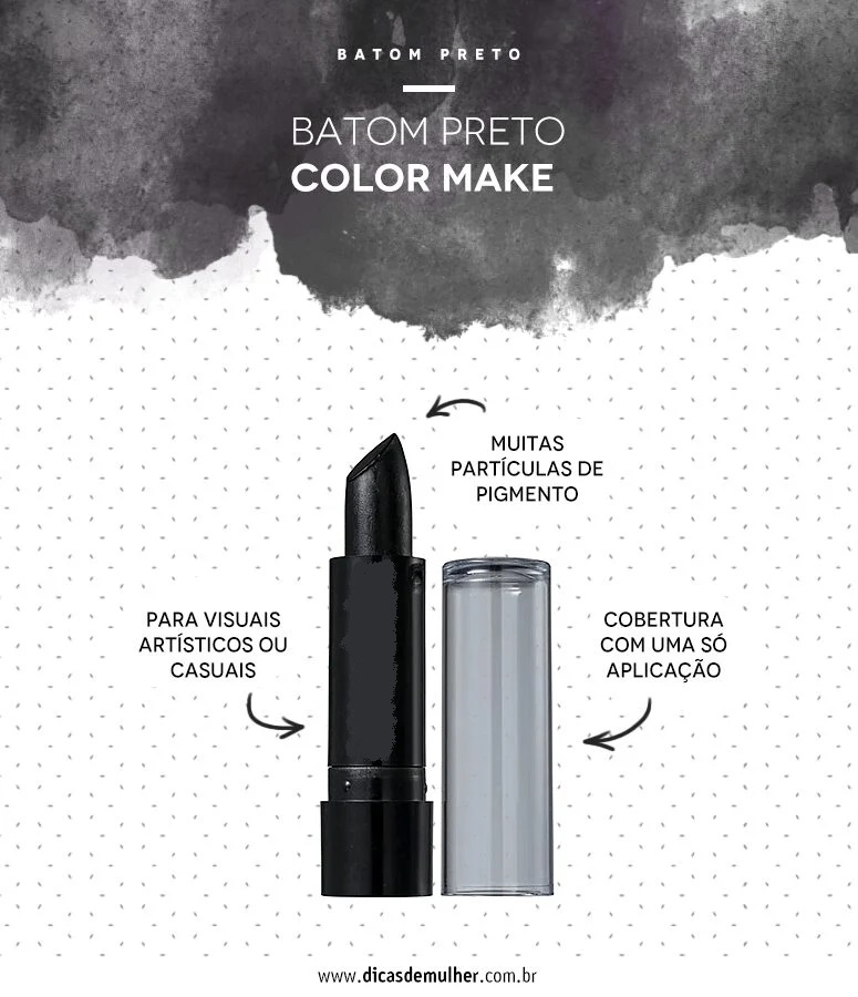 batom preto