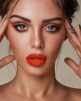 batom vermelho alaranjado