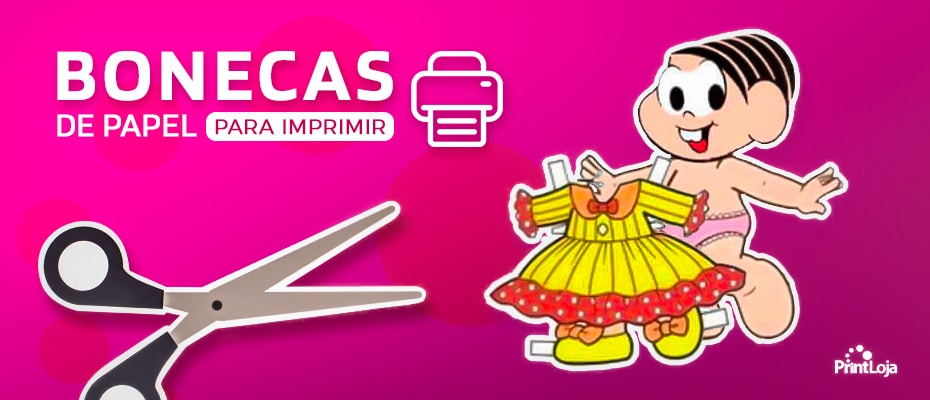 molde de bebê de papel