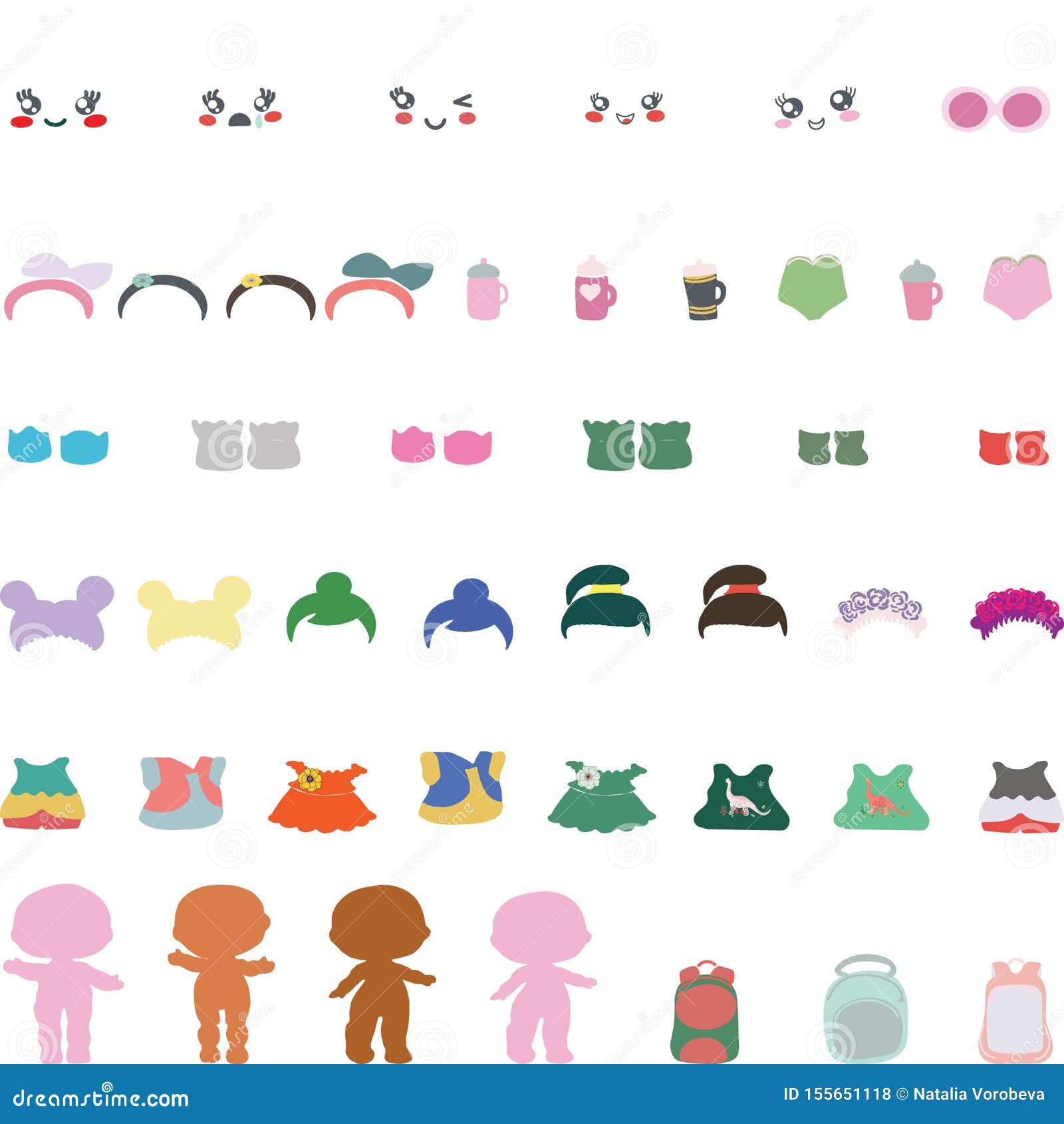 bebê de papel com roupa para imprimir