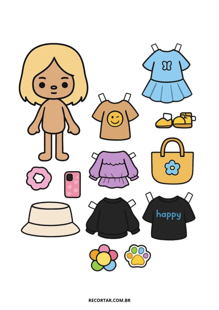 brinquedo de bebê de papel