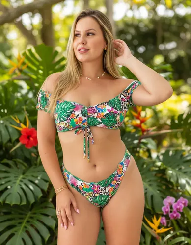 Biquíni cortininha alongado