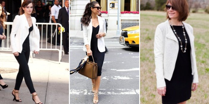 ideias de looks com blazer branco feminino