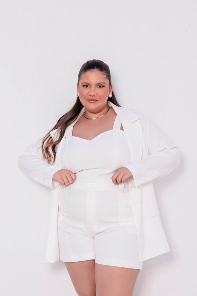 blazer branco feminino