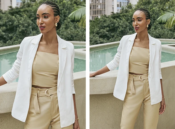 erros ao usar blazer branco feminino