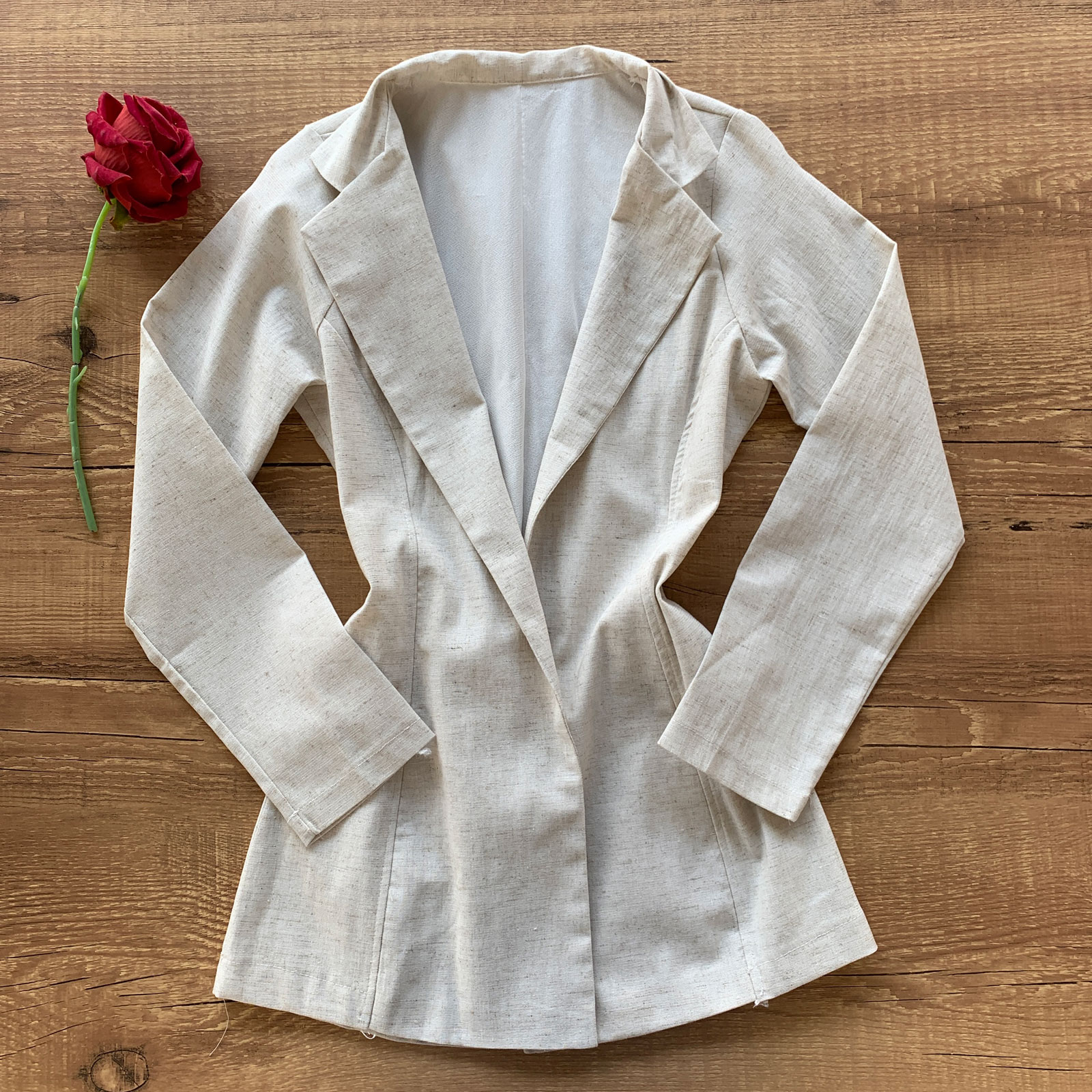 blazer de linho feminino
