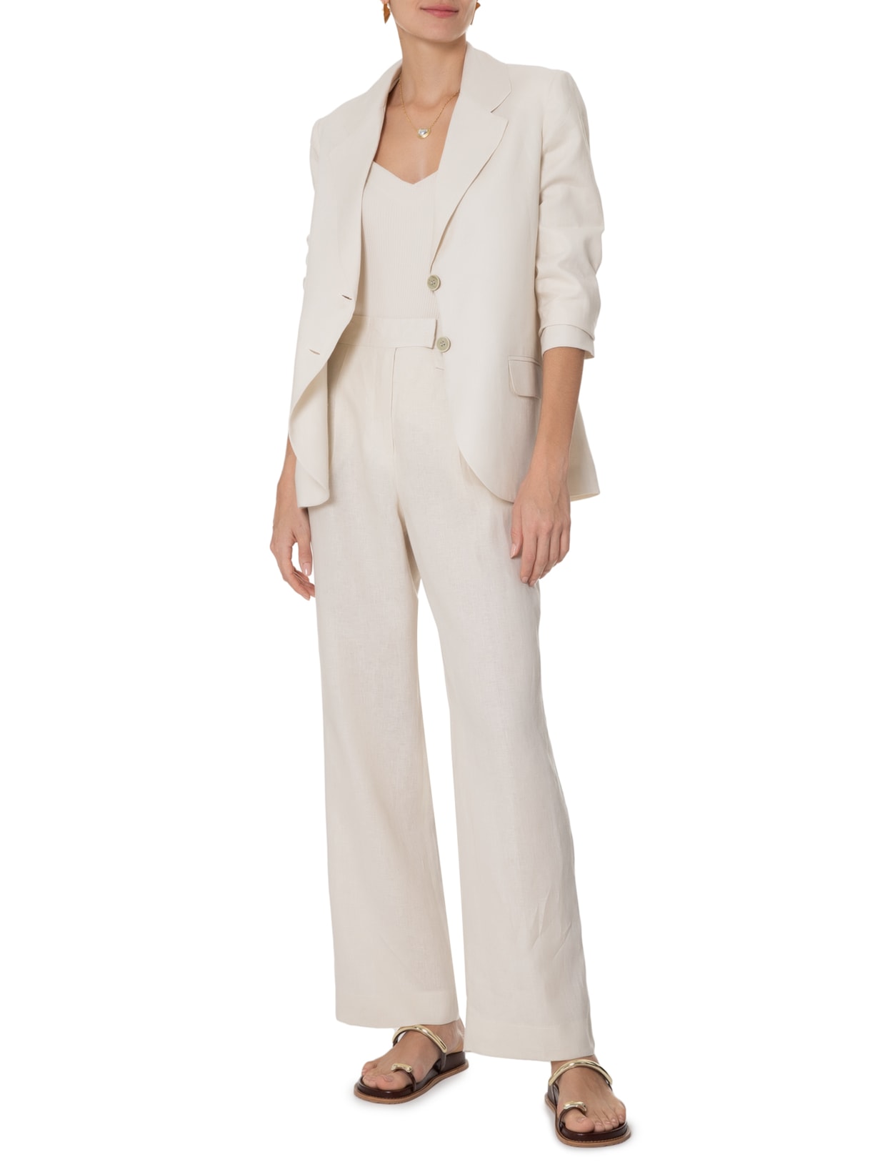 blazer de linho vs blazer de algodão