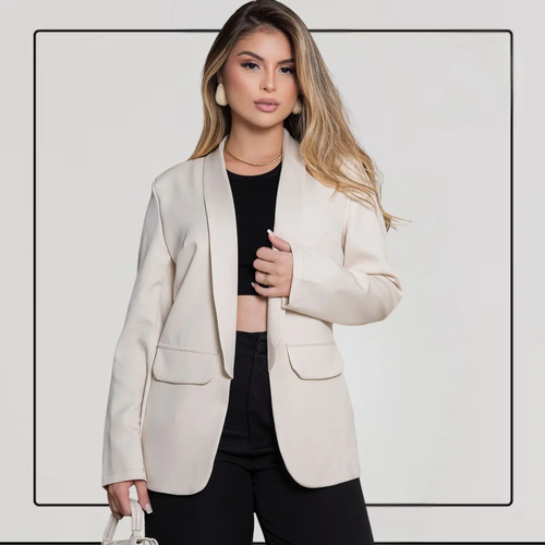 preço blazer alfaiataria acinturado