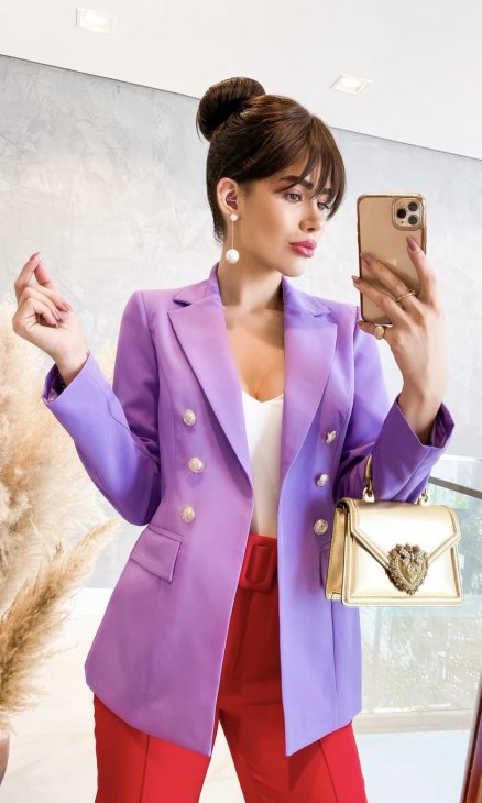 blazer feminino alfaiataria acinturado