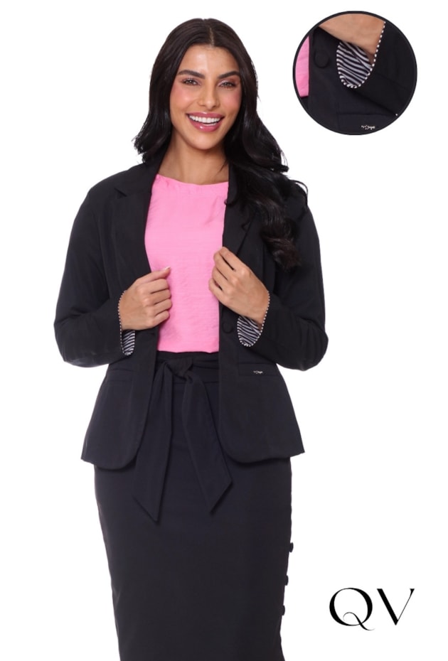 como usar blazer feminino alfaiataria acinturado