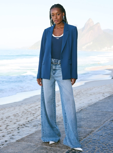 como usar blazer feminino alfaiataria acinturado